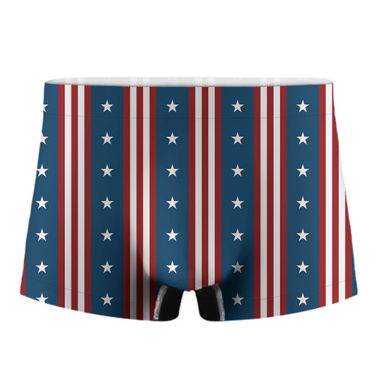 USA Independence Day Pattern Print Men's Boxer Briefs