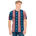 USA Independence Day Pattern Print Men's T-Shirt