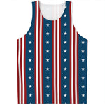 USA Independence Day Pattern Print Men's Tank Top