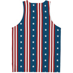 USA Independence Day Pattern Print Men's Tank Top