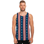 USA Independence Day Pattern Print Men's Tank Top