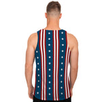 USA Independence Day Pattern Print Men's Tank Top