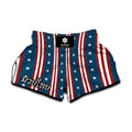 USA Independence Day Pattern Print Muay Thai Boxing Shorts