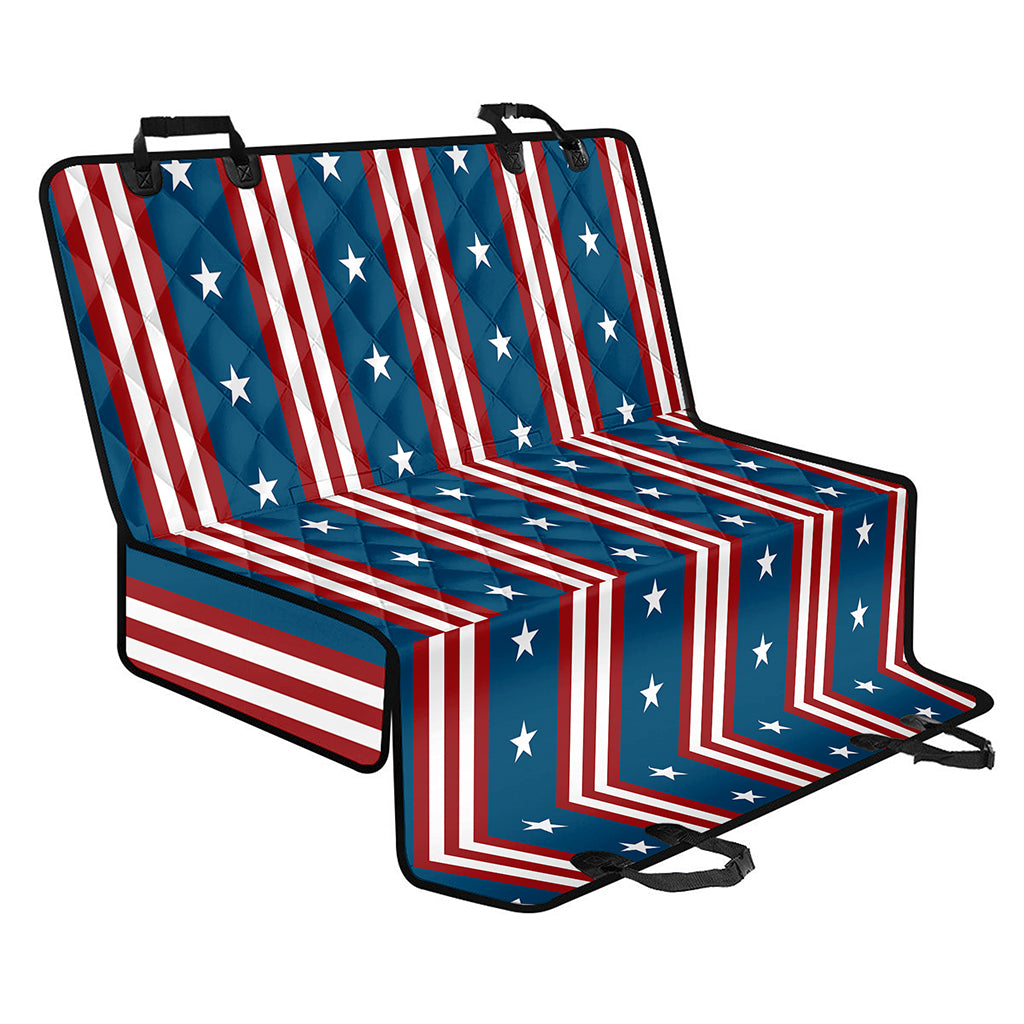 USA Independence Day Pattern Print Pet Car Back Seat Cover