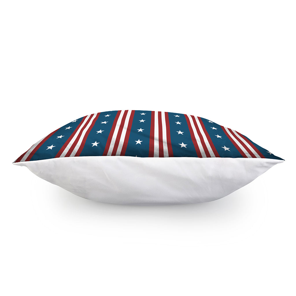 USA Independence Day Pattern Print Pillow Cover