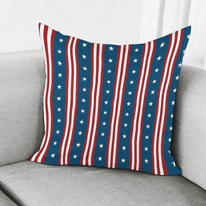 USA Independence Day Pattern Print Pillow Cover