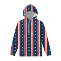 USA Independence Day Pattern Print Pullover Hoodie