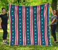 USA Independence Day Pattern Print Quilt