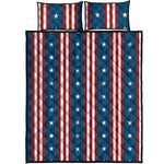 USA Independence Day Pattern Print Quilt Bed Set