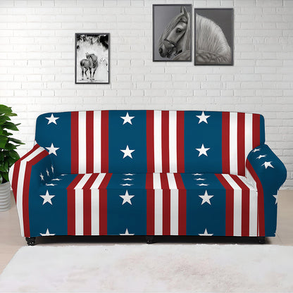 USA Independence Day Pattern Print Sofa Cover