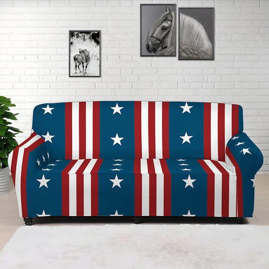 USA Independence Day Pattern Print Sofa Cover