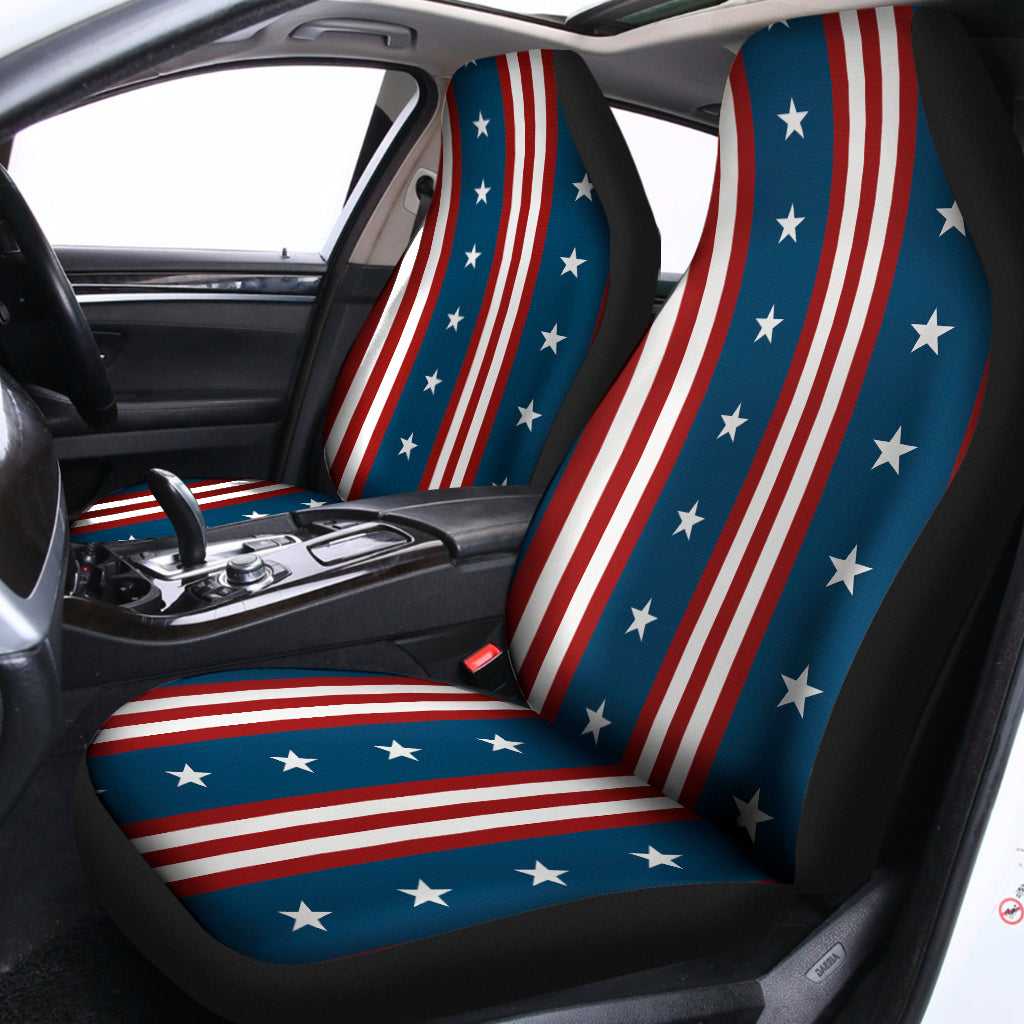 USA Independence Day Pattern Print Universal Fit Car Seat Covers