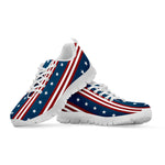 USA Independence Day Pattern Print White Sneakers