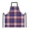 USA Patriotic Plaid Print Apron