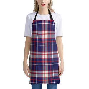 USA Patriotic Plaid Print Apron