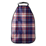 USA Patriotic Plaid Print Car Seat Organizers