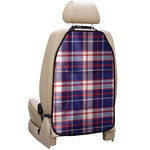 USA Patriotic Plaid Print Car Seat Organizers