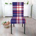USA Patriotic Plaid Print Dining Chair Slipcover
