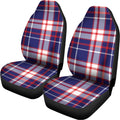 USA Patriotic Plaid Print Universal Fit Car Seat Covers