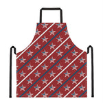 USA Patriotic Star Pattern Print Apron