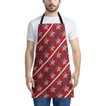 USA Patriotic Star Pattern Print Apron