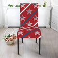 USA Patriotic Star Pattern Print Dining Chair Slipcover