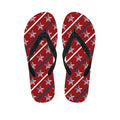 USA Patriotic Star Pattern Print Flip Flops