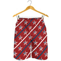 USA Patriotic Star Pattern Print Men's Shorts