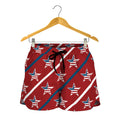 USA Patriotic Star Pattern Print Women's Shorts