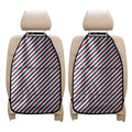 USA Patriotic Striped Pattern Print Car Seat Organizers