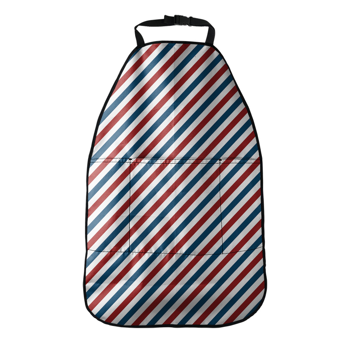 USA Patriotic Striped Pattern Print Car Seat Organizers