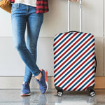 USA Patriotic Striped Pattern Print Luggage Cover