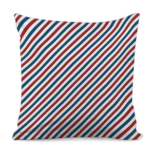 USA Patriotic Striped Pattern Print Pillow Cover