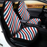 USA Patriotic Striped Pattern Print Universal Fit Car Seat Covers