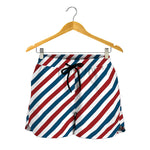 USA Patriotic Striped Pattern Print Women's Shorts