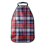 USA Plaid Pattern Print Car Seat Organizers