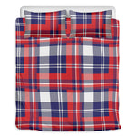 USA Plaid Pattern Print Duvet Cover Bedding Set