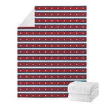USA Striped Pattern Print Blanket
