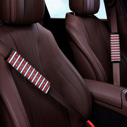 USA Striped Pattern Print Car Seat Belt Covers