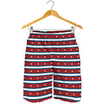 USA Striped Pattern Print Men's Shorts