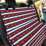 USA Striped Pattern Print Pet Car Back Seat Cover