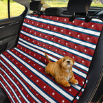 USA Striped Pattern Print Pet Car Back Seat Cover