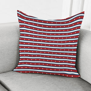 USA Striped Pattern Print Pillow Cover