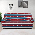 USA Striped Pattern Print Sofa Cover