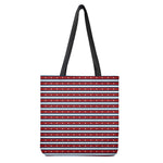 USA Striped Pattern Print Tote Bag