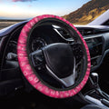Valentine's Day Geometric Heart Print Car Steering Wheel Cover
