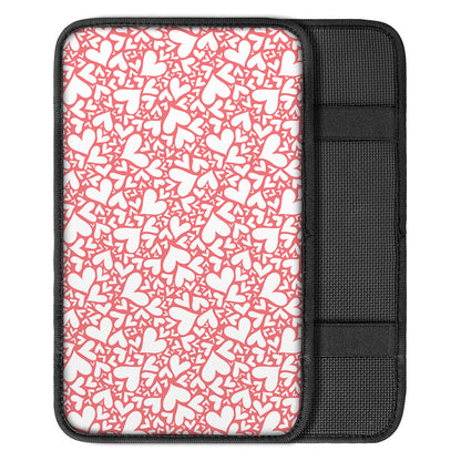 Valentine's Day Heart Pattern Print Car Center Console Cover