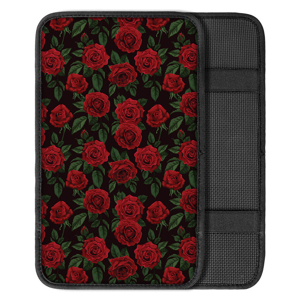 Valentine's Day Rose Pattern Print Car Center Console Cover