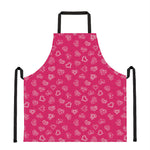 Valentine's Day Geometric Heart Print Apron