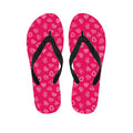 Valentine's Day Geometric Heart Print Flip Flops